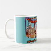 Mug Salutation vintage d'Indianapolis (Gauche)