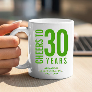 Mug Salutations à 30 ans d'anniversaire d'affaires