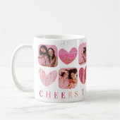 Mug Salutations À L'Amitié Coeurs & Photo Galentine (Gauche)