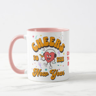 Mug Salutations au T-shirt du Nouvel An 2024, Bonjour 