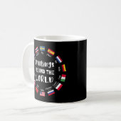 Mug Salutations autour du monde - Bonjour dans toutes (Devant gauche)