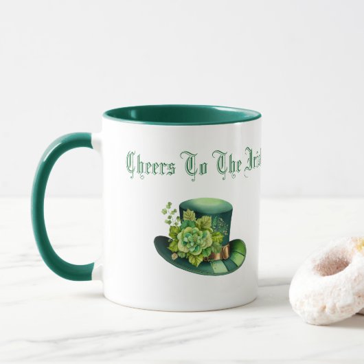 Mug Salutations Aux Irlandais (Avec donut)