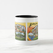 Mug Salutations d'Augusta, GA ! Carte postale (Centre)