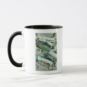 Mug Salutations de avec des vues pittoresques