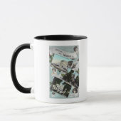 Mug Salutations de avec vues PittoresquesWoodland, CA (Gauche)