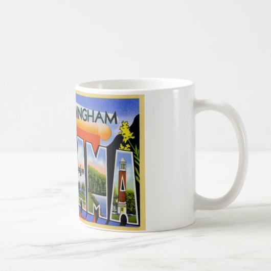 Mug Salutations de Birmingham Alabama (Droite)