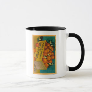 Mug Salutations de Californie, Box of OrangesState