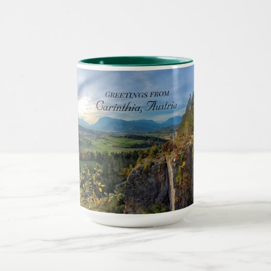 Mug Salutations de Carinthie, Autriche (Centre)