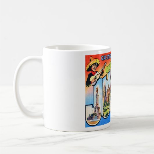 Mug Salutations de Ciudad Juarez Mexique (Gauche)