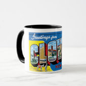 Mug Salutations de Clovis, Nouveau Mexique ! (Devant gauche)