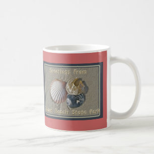 Mug Salutations de coquillages du parc de bord de la