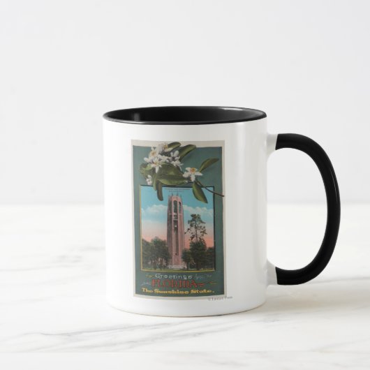 Mug Salutations de Floride & Photo du chant (Droite)