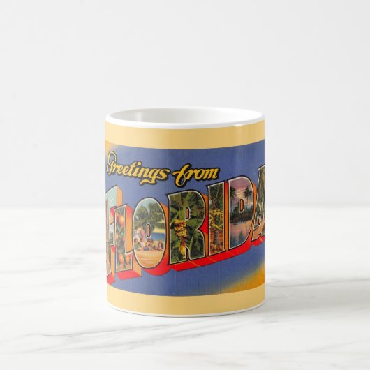 Mug Salutations de Floride vintage (Centre)