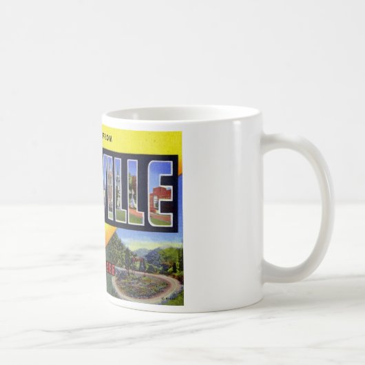Mug Salutations de Knoxville Tennessee (Droite)