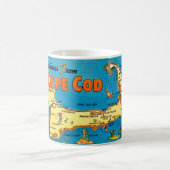 Mug Salutations de la carte de Cape Cod (Centre)