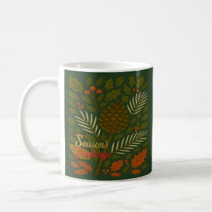 Mug Salutations de la saison des vacances d'automne et