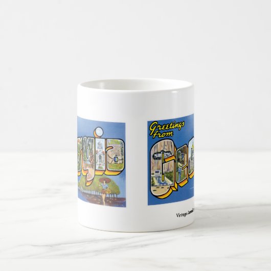 Mug Salutations de l'État de la Pêche (Centre)