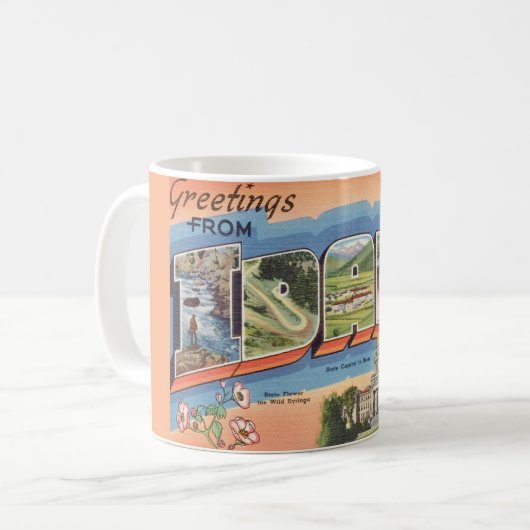 Mug Salutations de l'Idaho (Devant gauche)