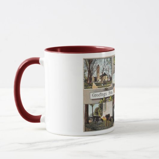 Mug Salutations de Morristown NJ Vintage Style (Gauche)