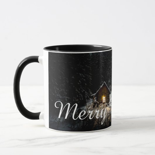 Mug Salutations de Noël avec Witch House (Gauche)