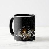 Mug Salutations de Noël avec Witch House (Devant gauche)