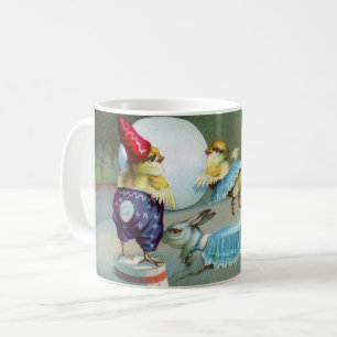 Mug Salutations de Pâques vintages Wis Chicks Circus