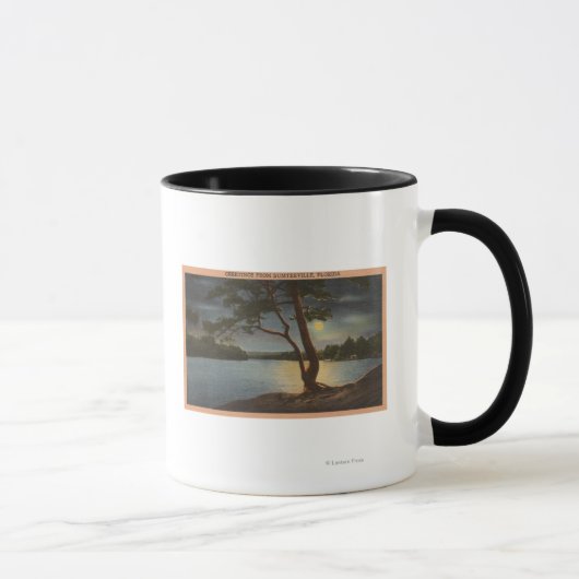 Mug Salutations de Sumterville, Floride - Lune (Droite)