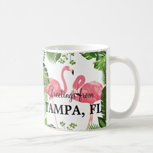 Mug Salutations de Tampa, Floride (Droite)