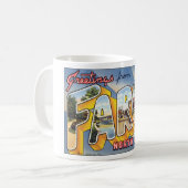 Mug Salutations de voyage du nord de Fargo (Devant gauche)