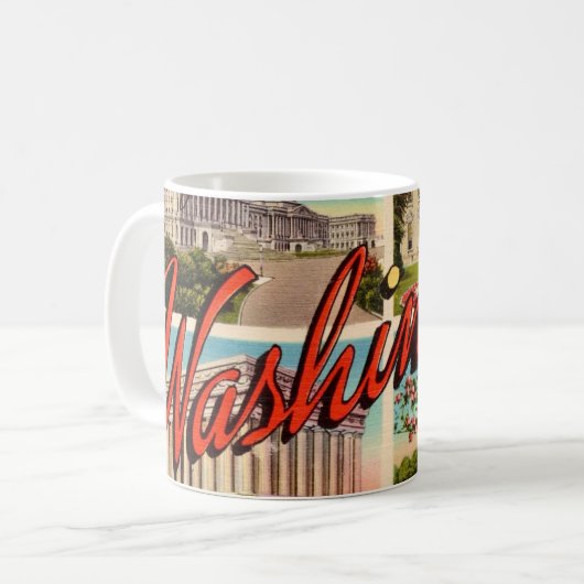 Mug Salutations de Washington DC (Devant gauche)