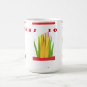 Mug Salutations design avec graphisme d'art moderne (Centre)
