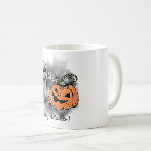 Mug Salutations d'Halloween (Devant droit)