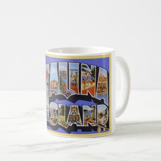 Mug Salutations d'île de Catalina (Devant droit)