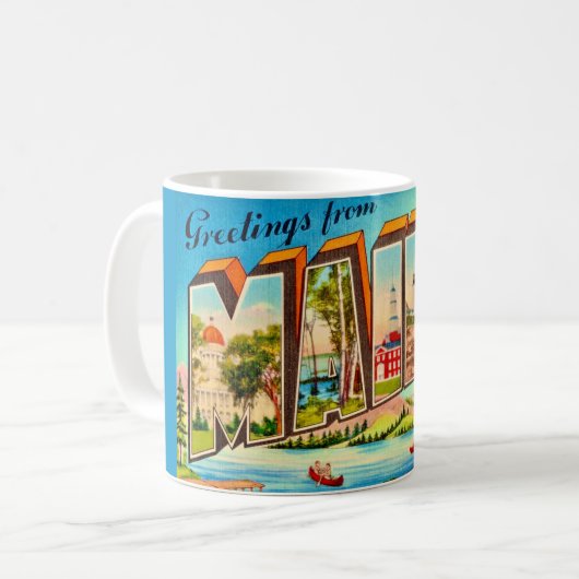 Mug Salutations du Maine (Devant gauche)