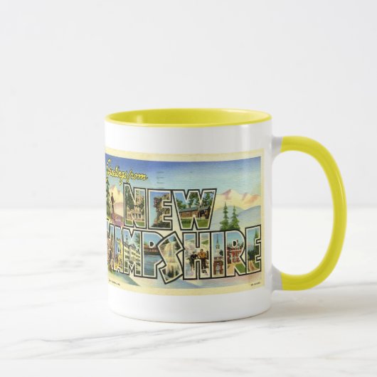 Mug Salutations Du New Hampshire (Droite)