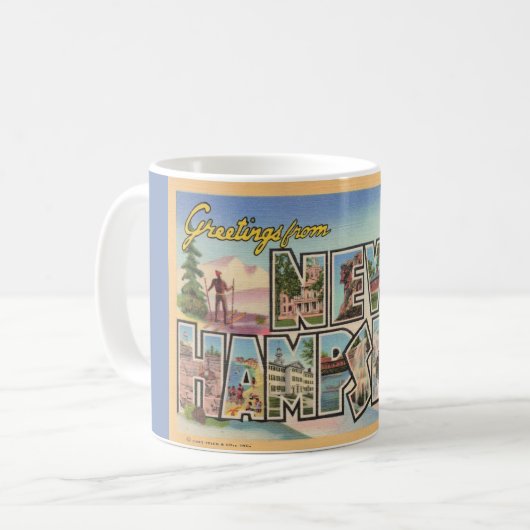 Mug Salutations du New Hampshire (Devant gauche)