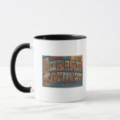 Mug Salutations du pays indien du sud-ouest (Gauche)