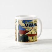 Mug Salutations du phare du Maine (Devant droit)