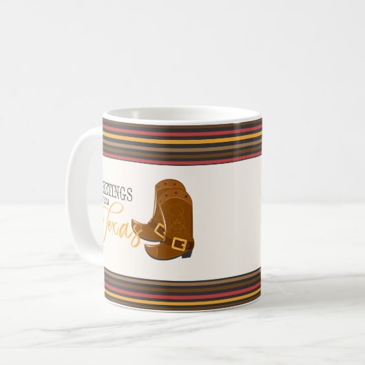 Mug Salutations Du Texas (Devant gauche)