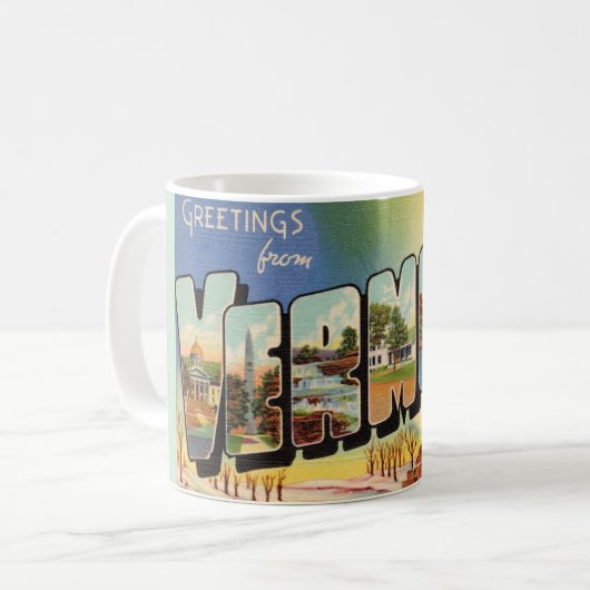 Mug Salutations du Vermont (Devant gauche)