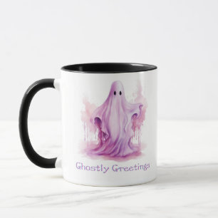 Mug Salutations Ghottantes Pink Ghost Halloween