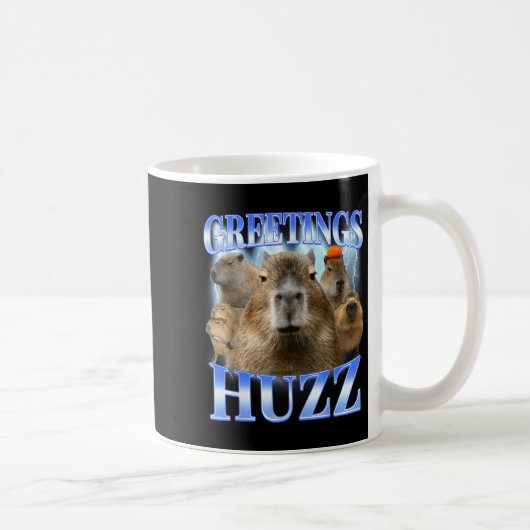 Mug Salutations huzz capybara pour les hommes de la ge (Droite)