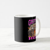 Mug Salutations Huzz Drôle Chat Mème Contrefaçon Graph (Devant droit)