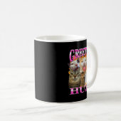 Mug Salutations Huzz Drôle Chat Meme Contrefaçon Graph (Devant droit)
