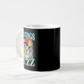Mug Salutations Huzz Funny Gen Z Gen Alpha Slang Mème (Devant gauche)