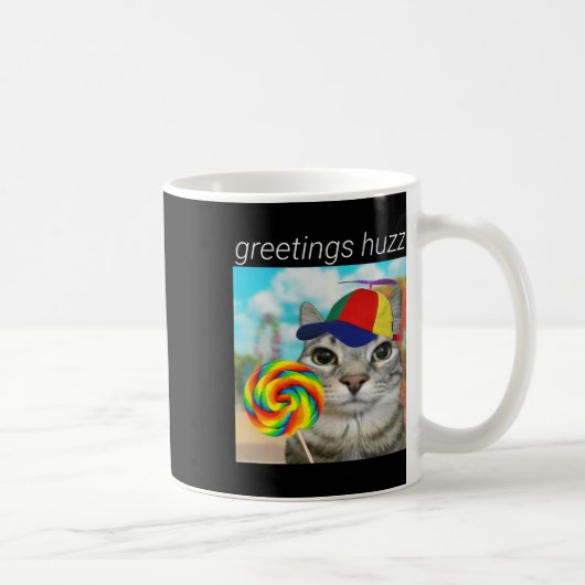Mug Salutations Huzz Mème drôle de l'argot de la Gen Z (Droite)