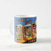 Mug Salutations Rétro de Boise (Devant gauche)
