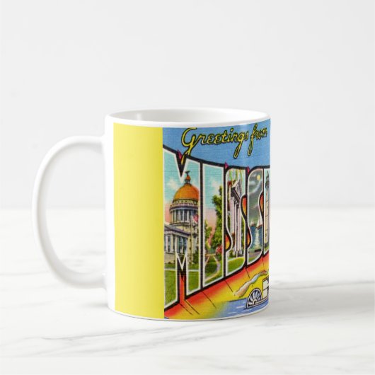 Mug Salutations vintage Mississippi (Gauche)
