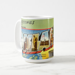 Mug Salutations vintages De Oklahoma Travel