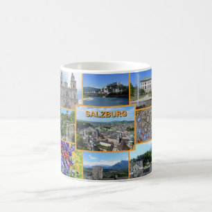 Mug Salzburg City Autriche Collage de photos